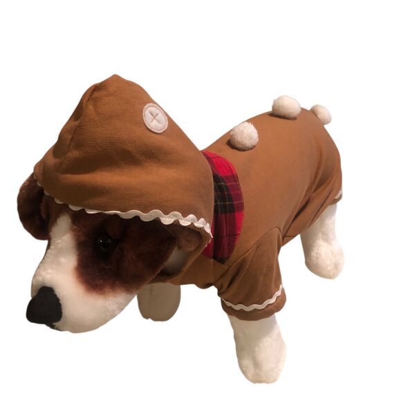 Martha Stewart Pets Gingebread Man Outfit Clothing for Dog Size Large - Picture 2 of 11